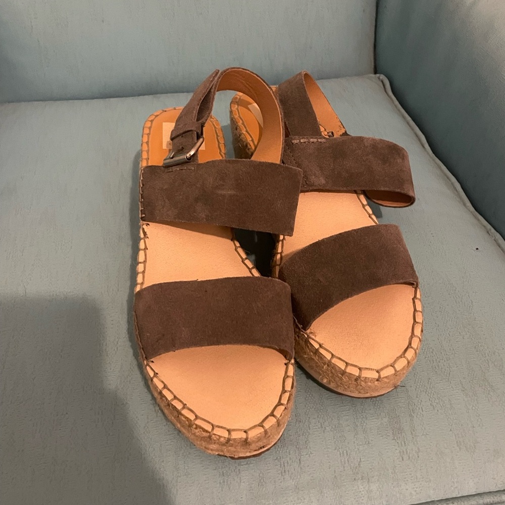 Dolce Vita Grey Sandals with Adjustable Straps